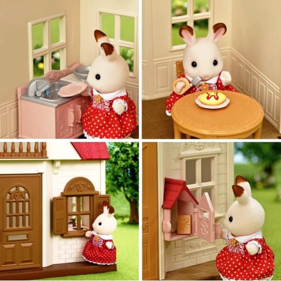 Sylvanian families red roof cosy best sale cottage